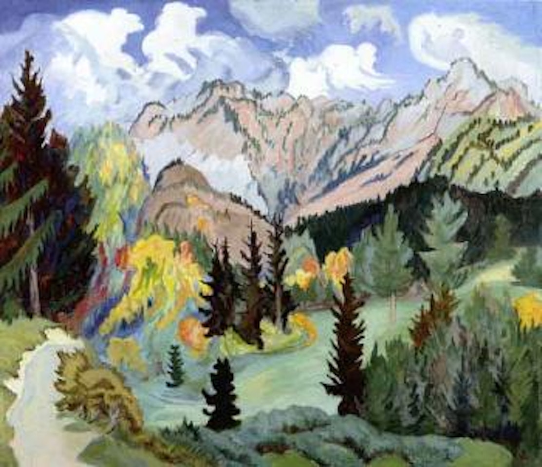 St Kanzian by Erich Heckel