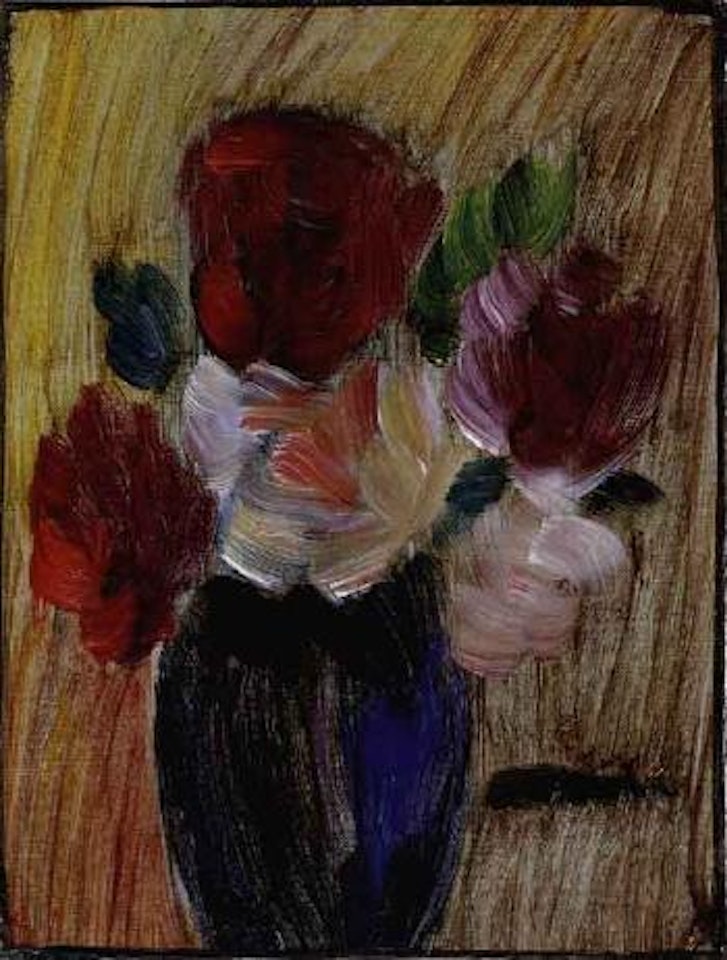Still life of flowers: 1936 No 10 by Alexej von Jawlensky