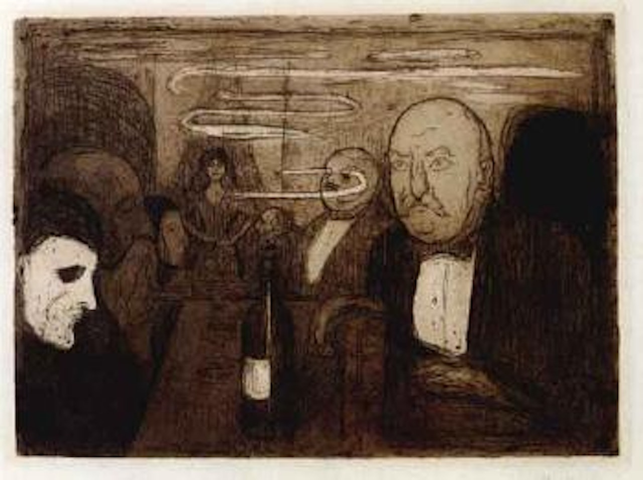 Kristiania-Boheme II by Edvard Munch