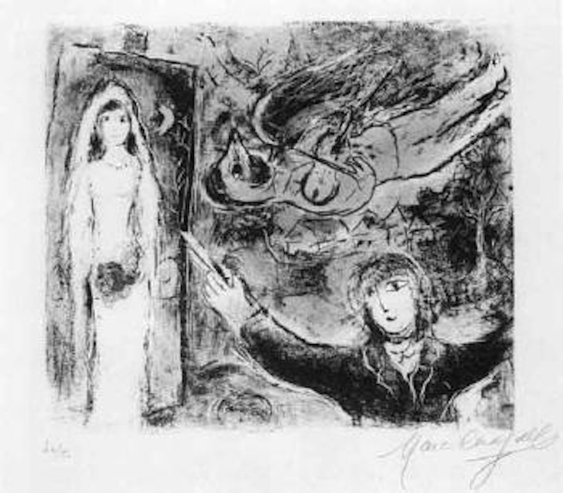 La petite mariee by Marc Chagall