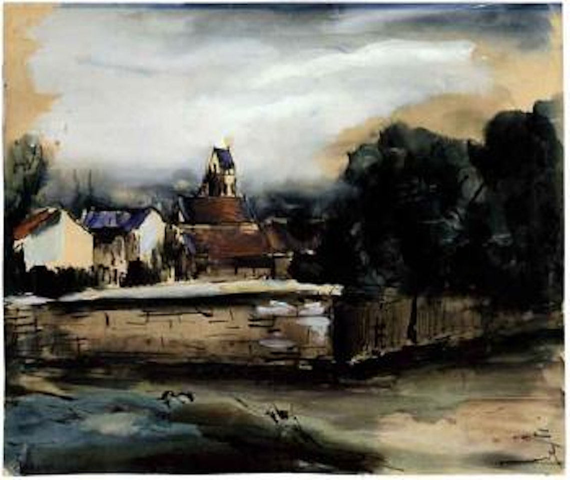 Village by Maurice de Vlaminck