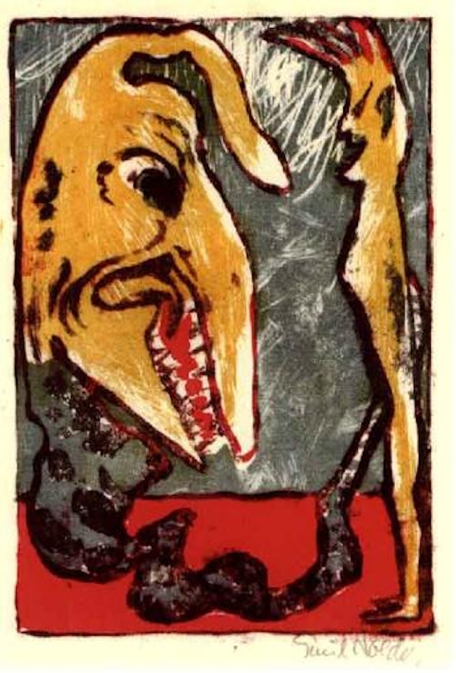 Fantasy figures by Emil Nolde