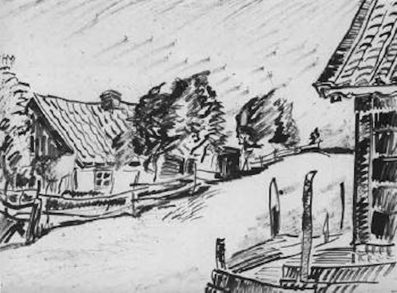 Street in Nidden by Max Pechstein