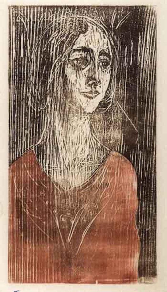 Birgitte III - The Gothic girl by Edvard Munch