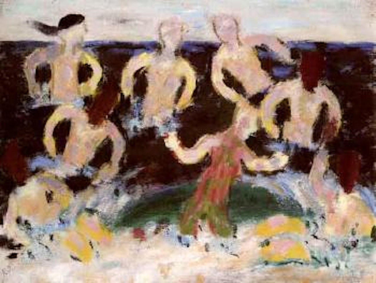 Bathers by Ragnar Sandberg