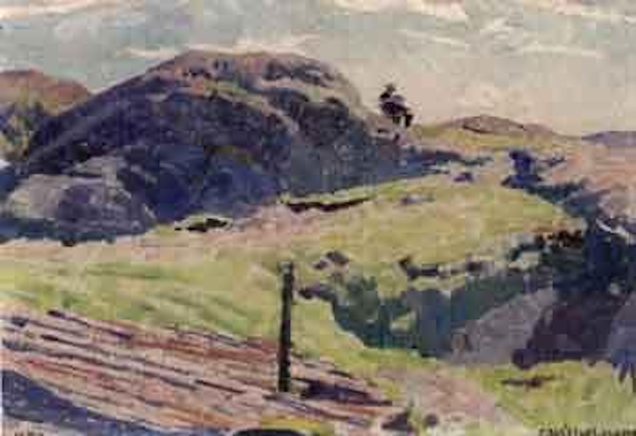 Mountain landscape - Springarepallen by Carl Wilhelmson