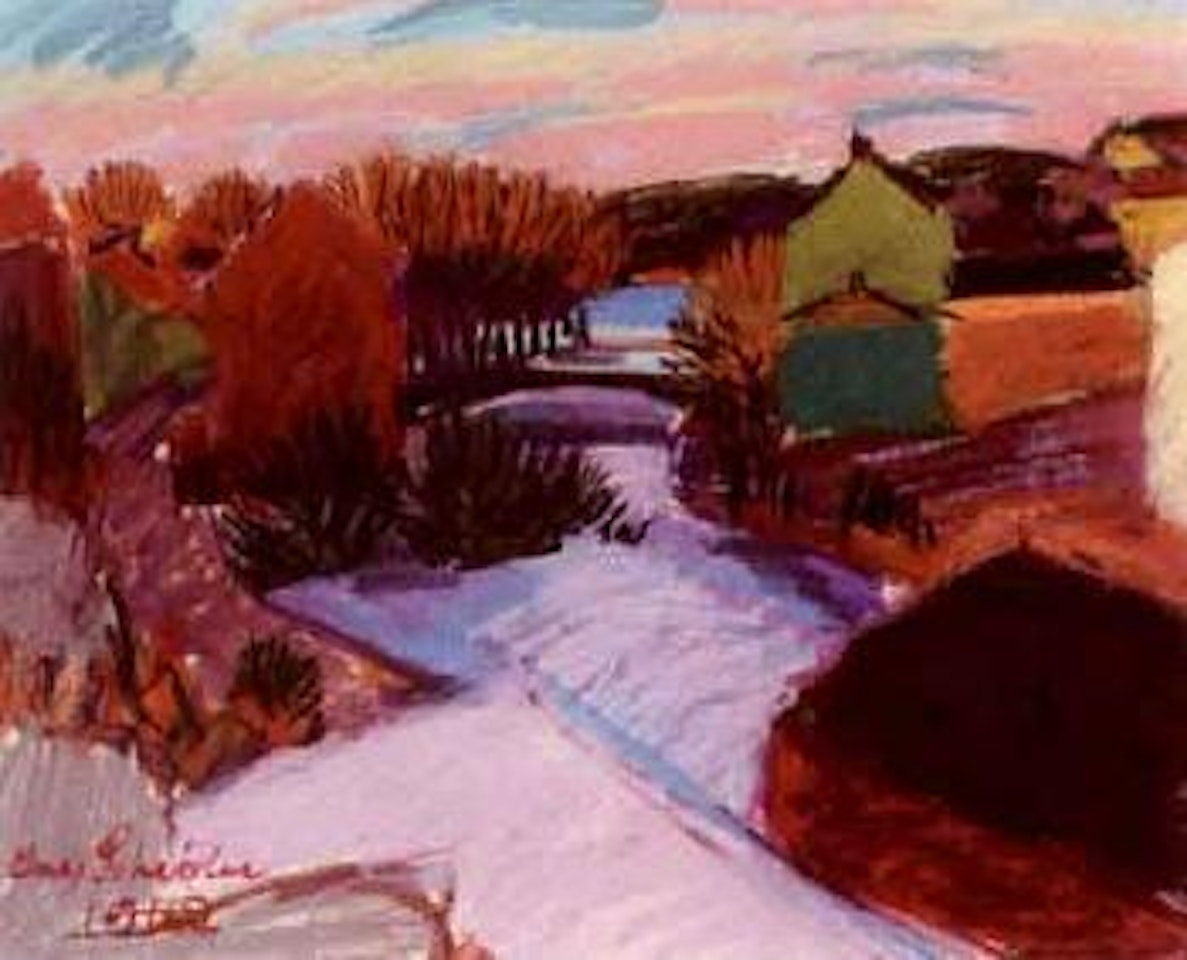 Early spring landscape by Inge Schiöler