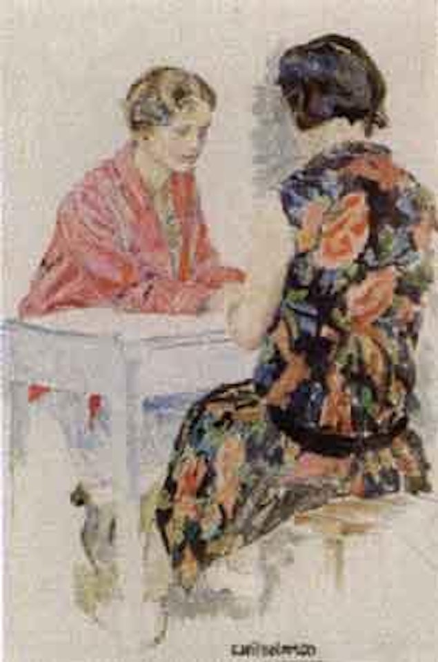 Study - Kerstin Larsson and Marta Sparre by Carl Wilhelmson