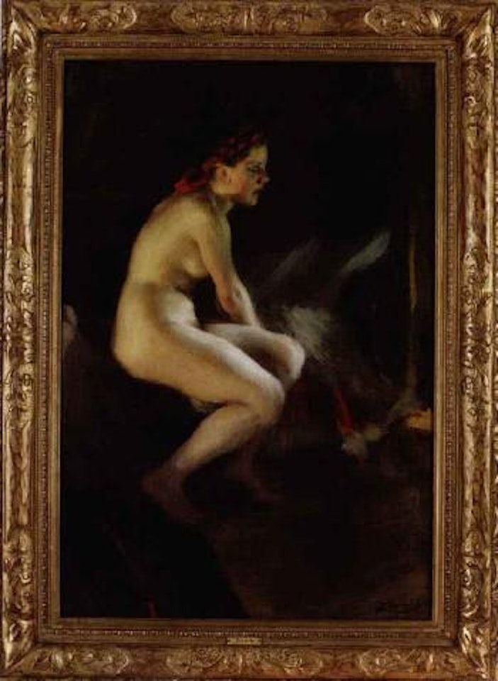 On the bed by Anders Zorn