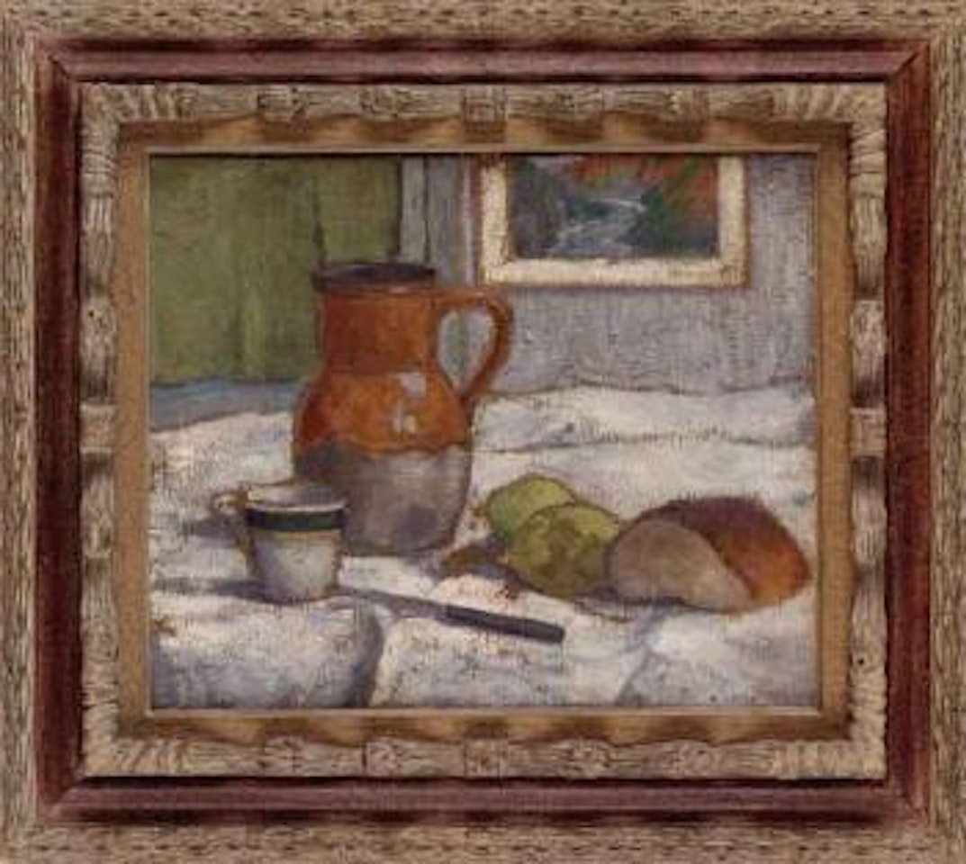 Nature morte au pichet et a la tasse by Emile Bernard