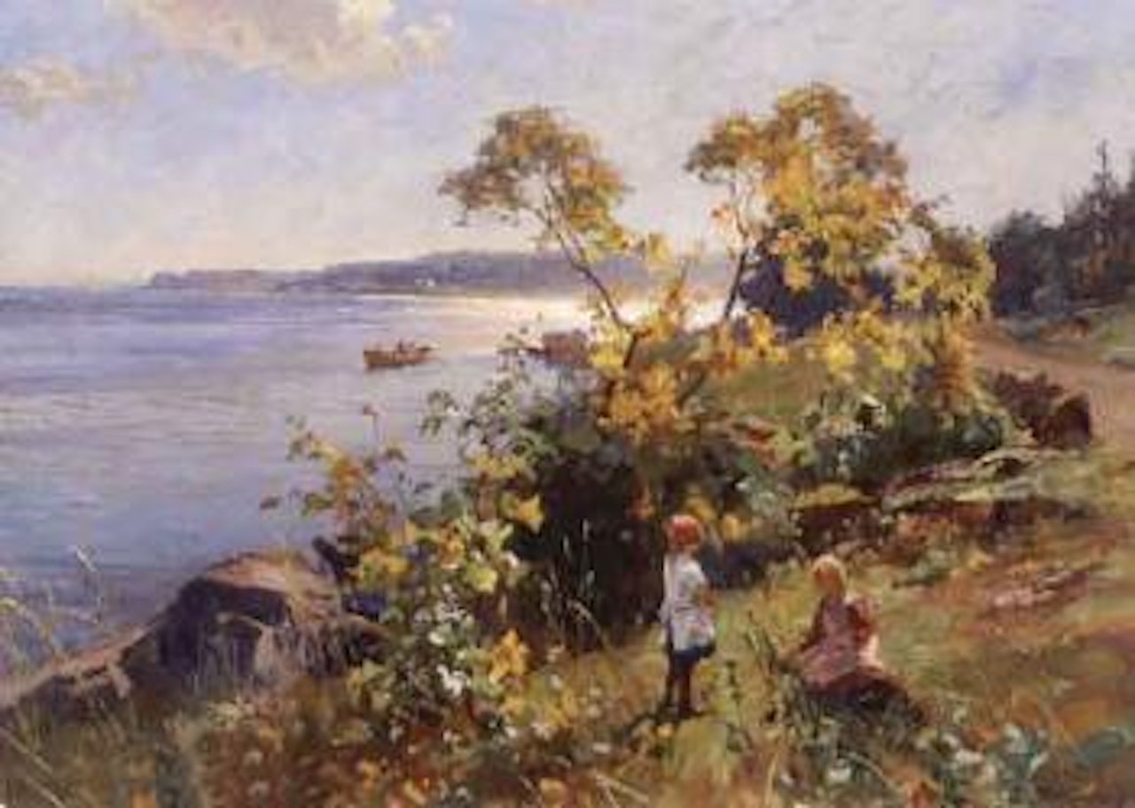 Coastal landscape, Aasgaardstrand by Even Ulving