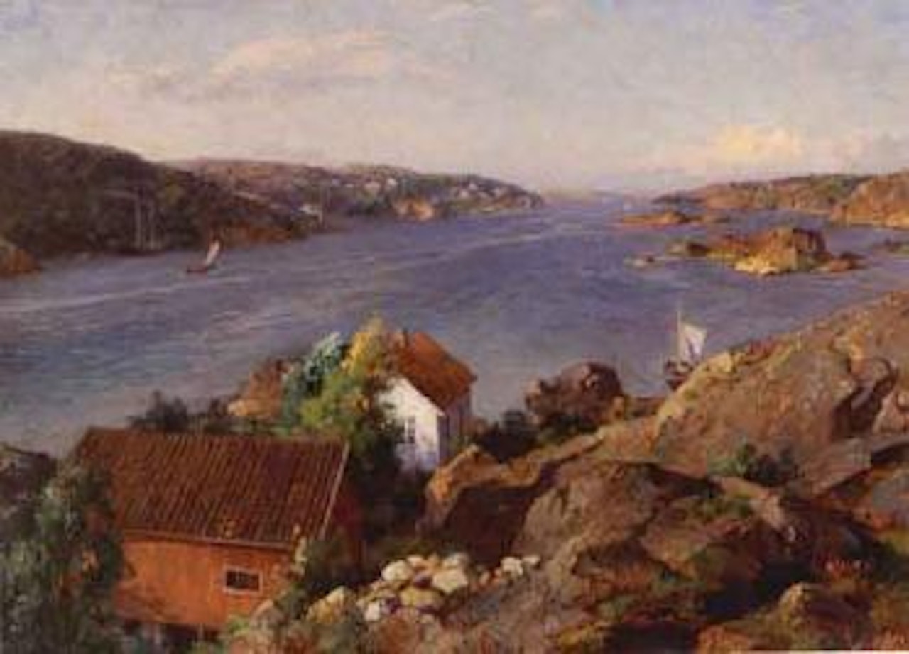 Evening landscape from Hvaler Islands by Even Ulving