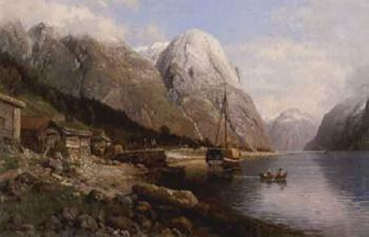 Fjord landscape, west coast of Norway by Anders Monsen Askevold