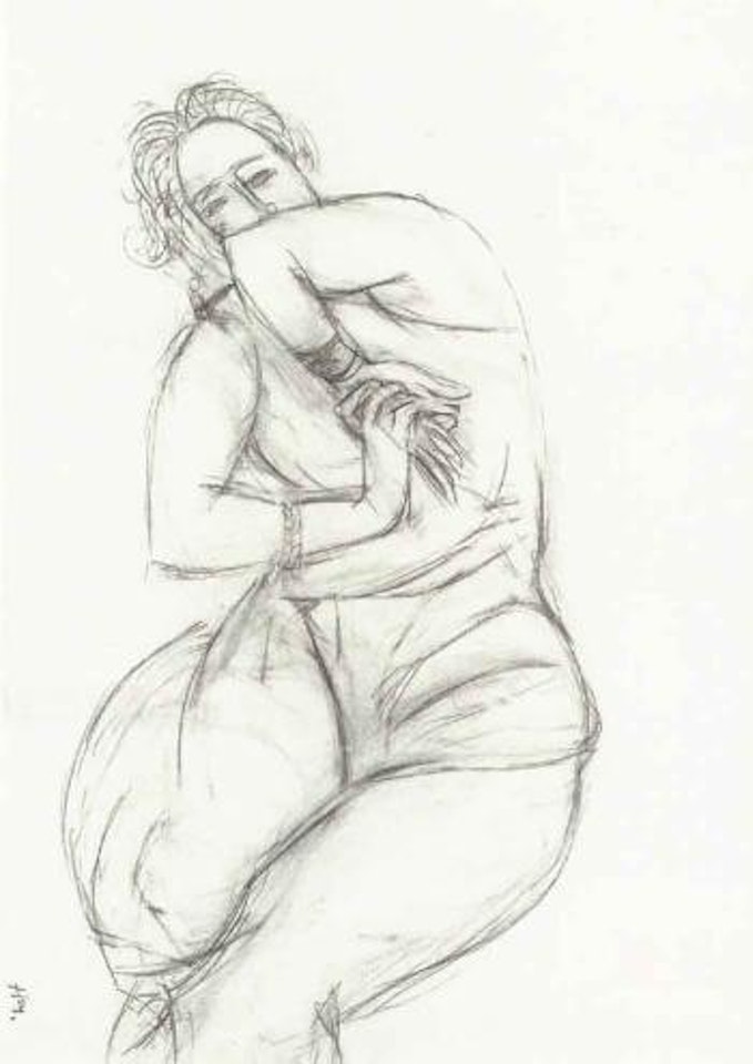 Femme, mains jointes by Henri Matisse