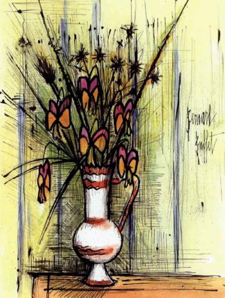 Fleurs papillon by Bernard Buffet