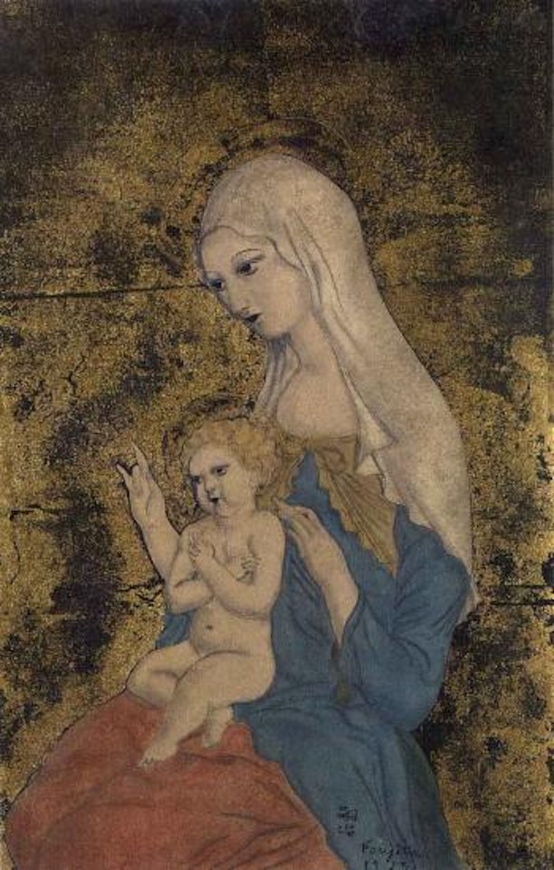 Madonna and Child by Leonard Tsuguharu Foujita