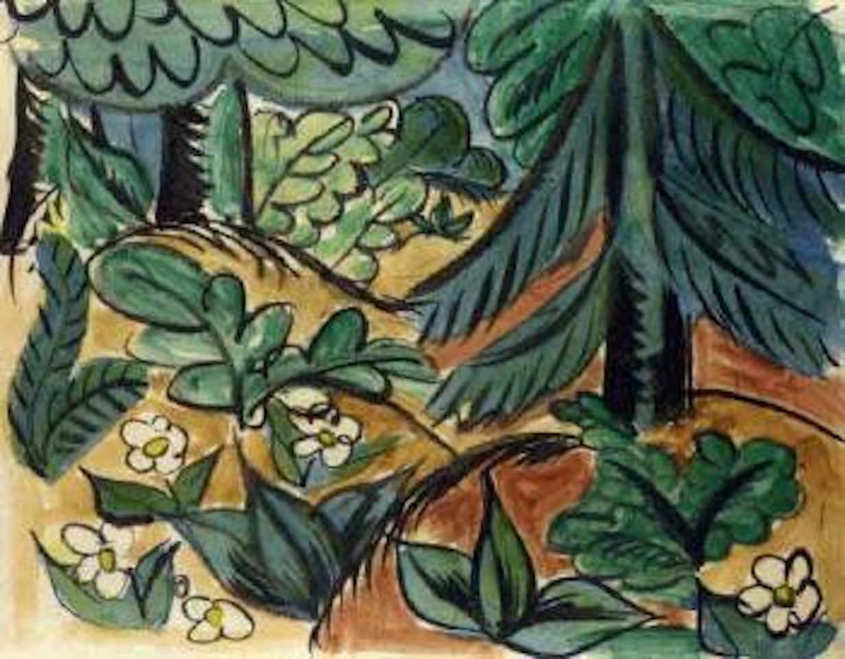 Arbres et feuillages by Raoul Dufy