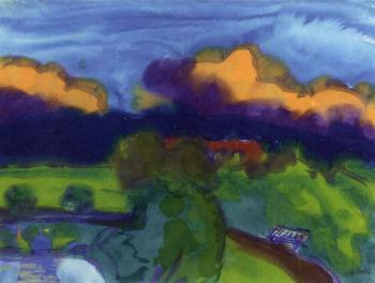 Landscape by Emil Nolde