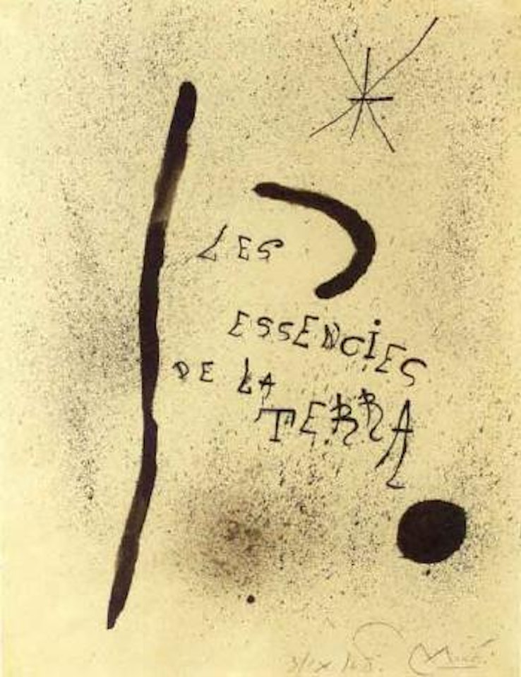 Essences de la terre by Joan Miró