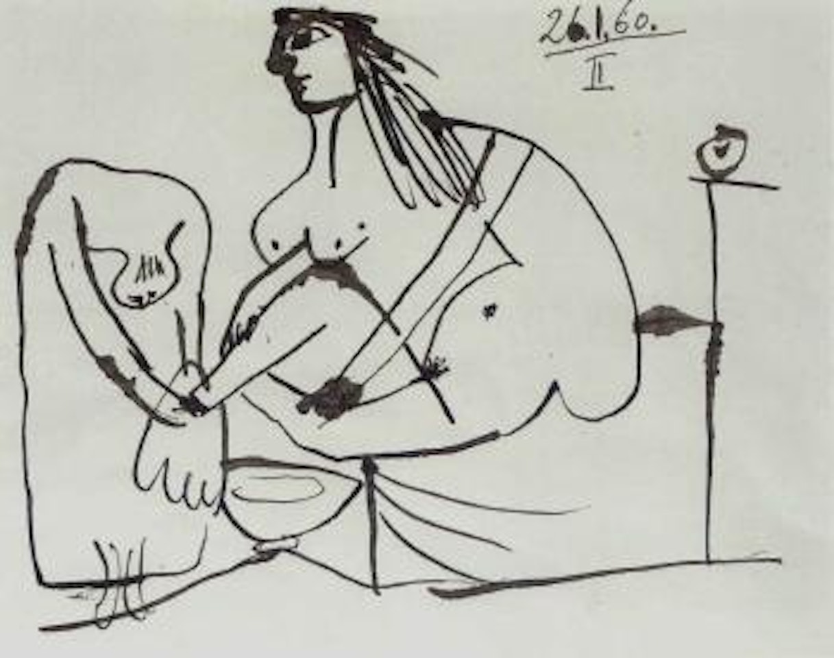 Bain de pieds by Pablo Picasso