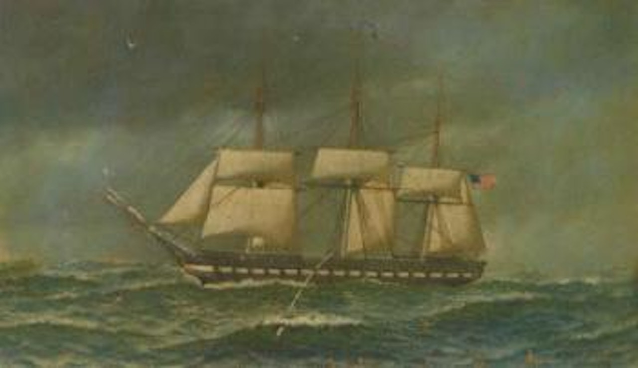 The USS Constitution by Antonio Jacobsen