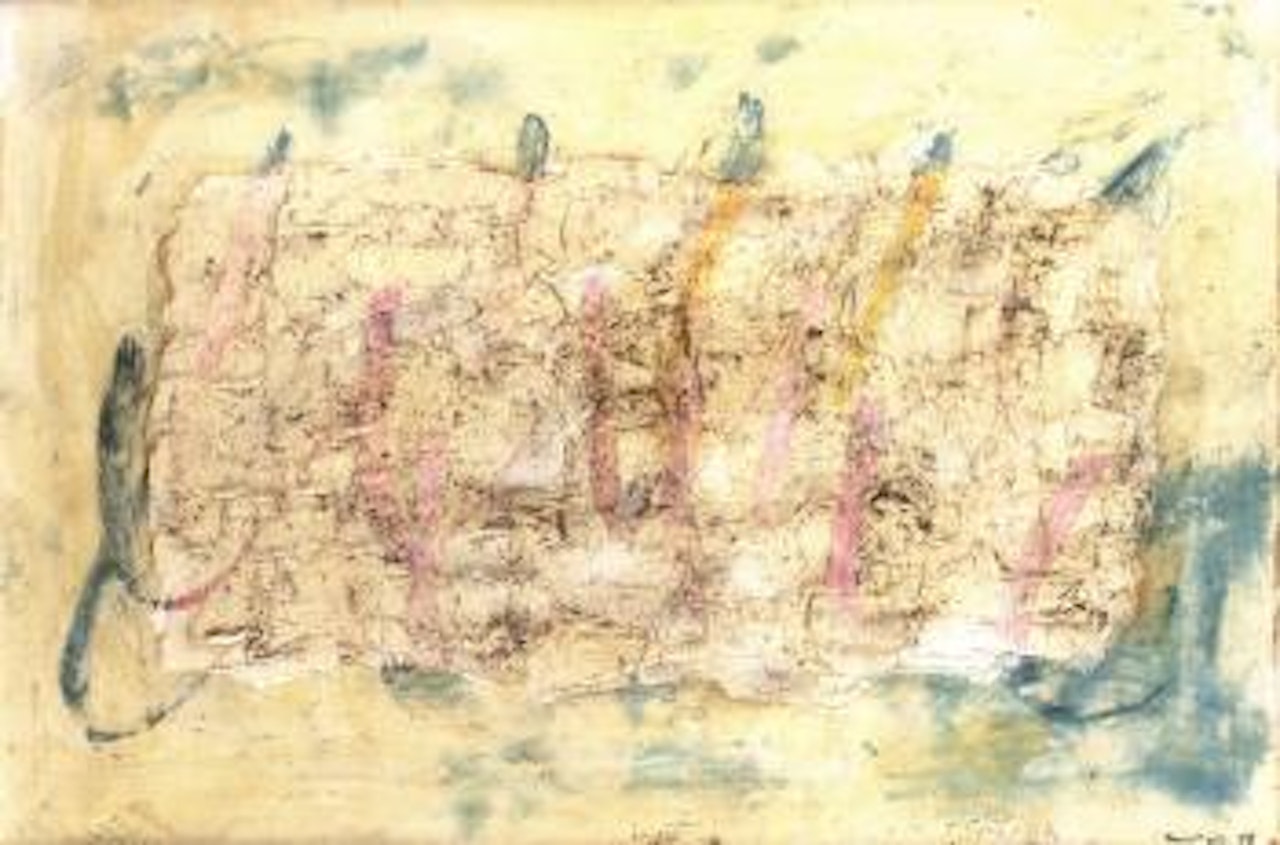 Traits colores by Jean Fautrier