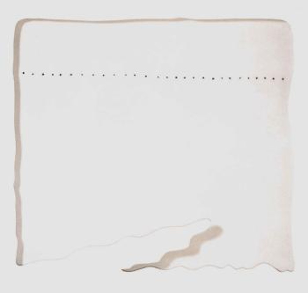 Concetto spaziale, teatrino by Lucio Fontana