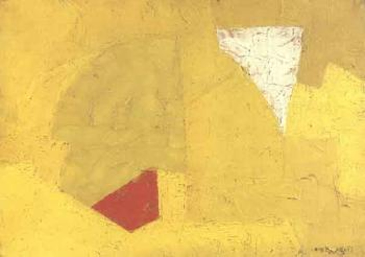 Composition jaune, rouge et blanche by Serge Poliakoff