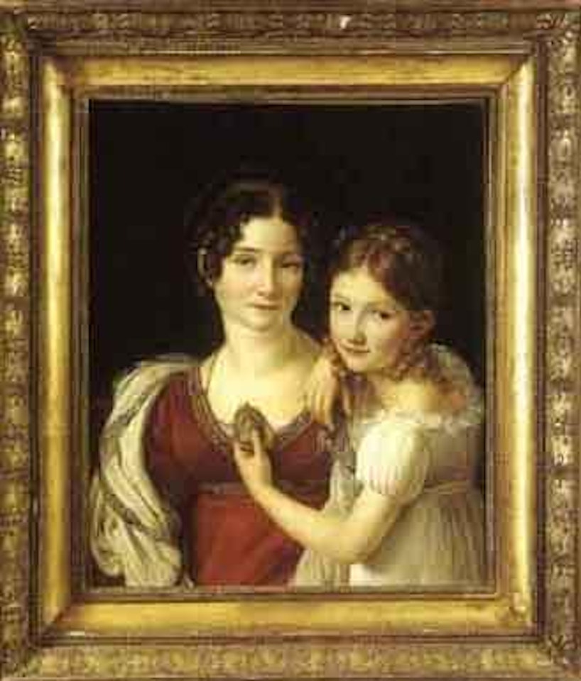 Portrait d'une mere et de sa fille by François Gérard