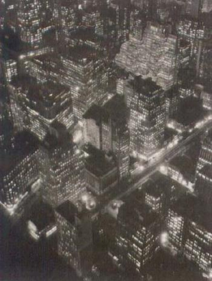 New York at night by Berenice Abbott