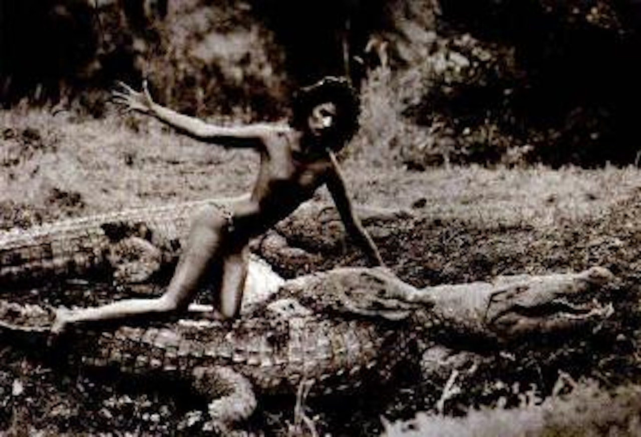Janice Dickinson and P B by Peter Beard
