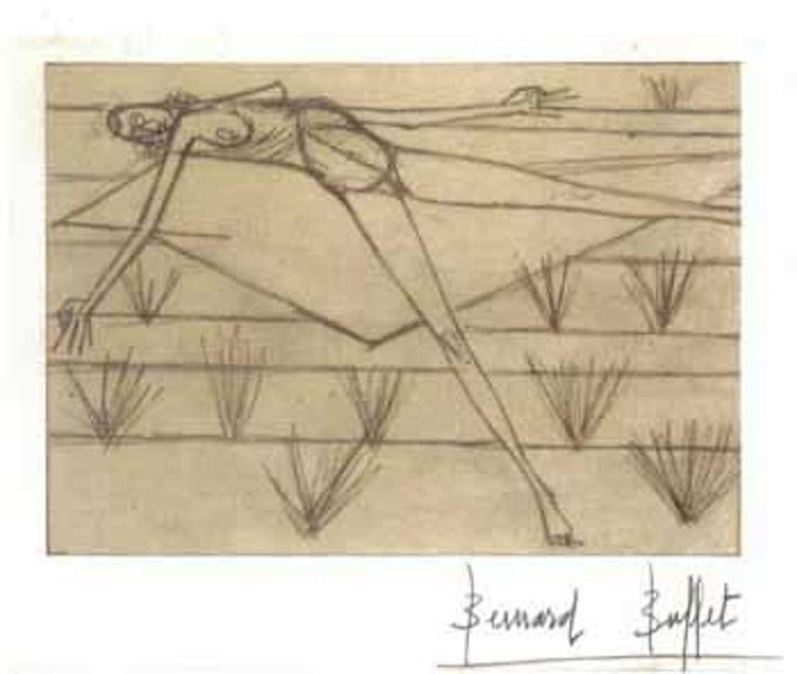 Etude pour les chants de Maldoror by Bernard Buffet