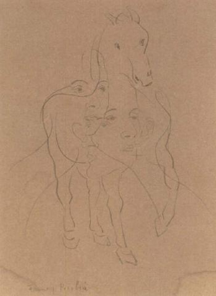 Personnage et cheval by Francis Picabia