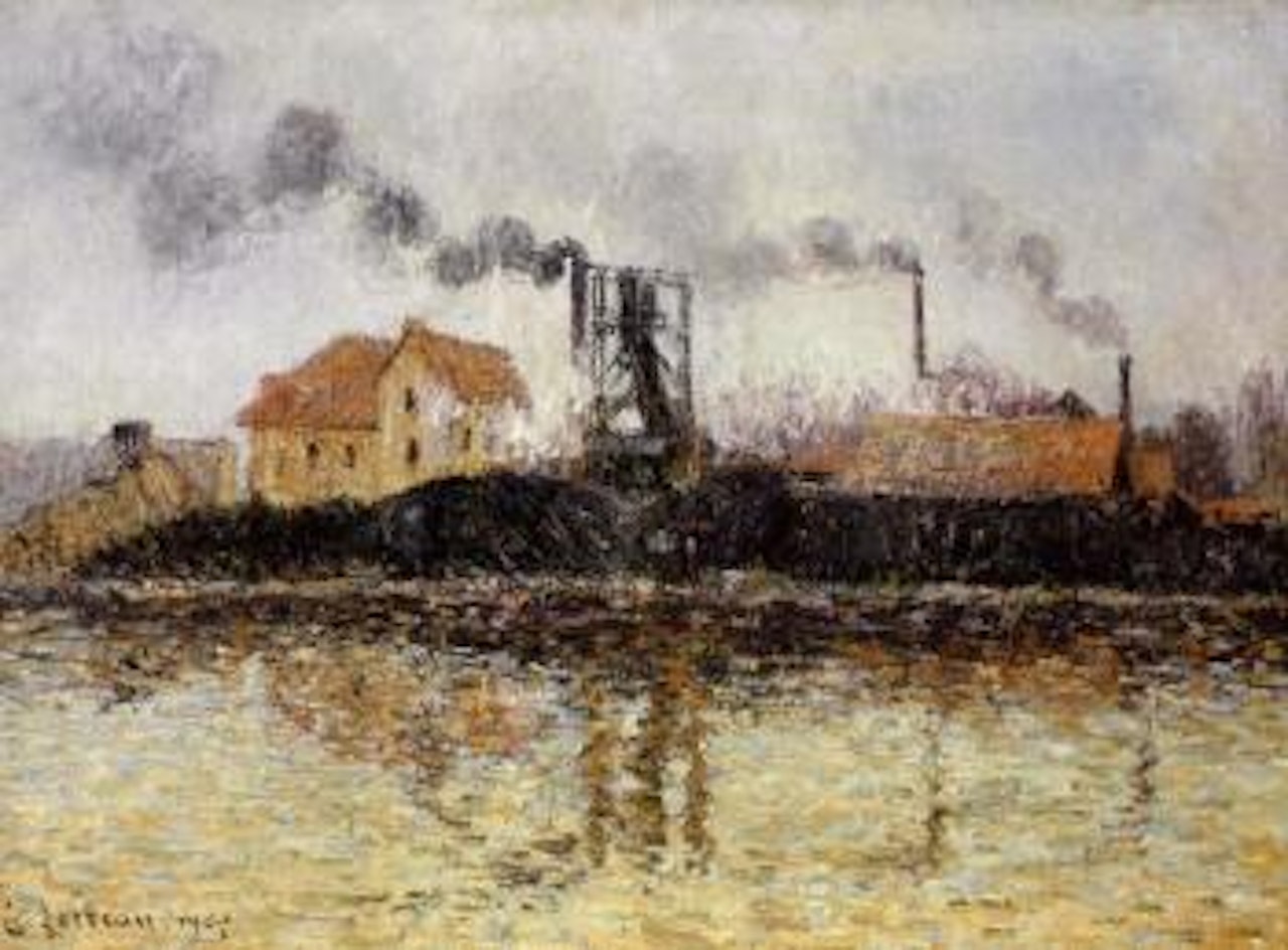 Usine au bord de l'Oise by Gustave Loiseau