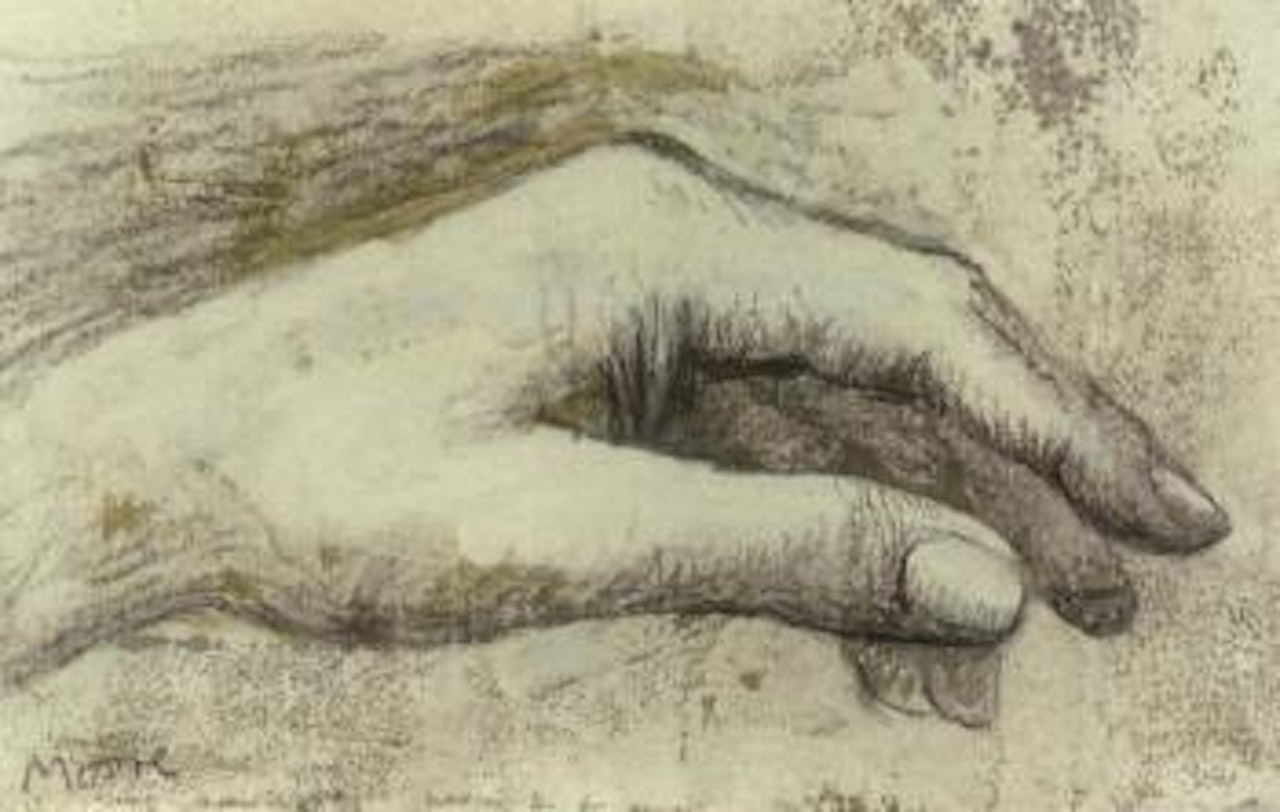 Artist's left hand by Henry Moore