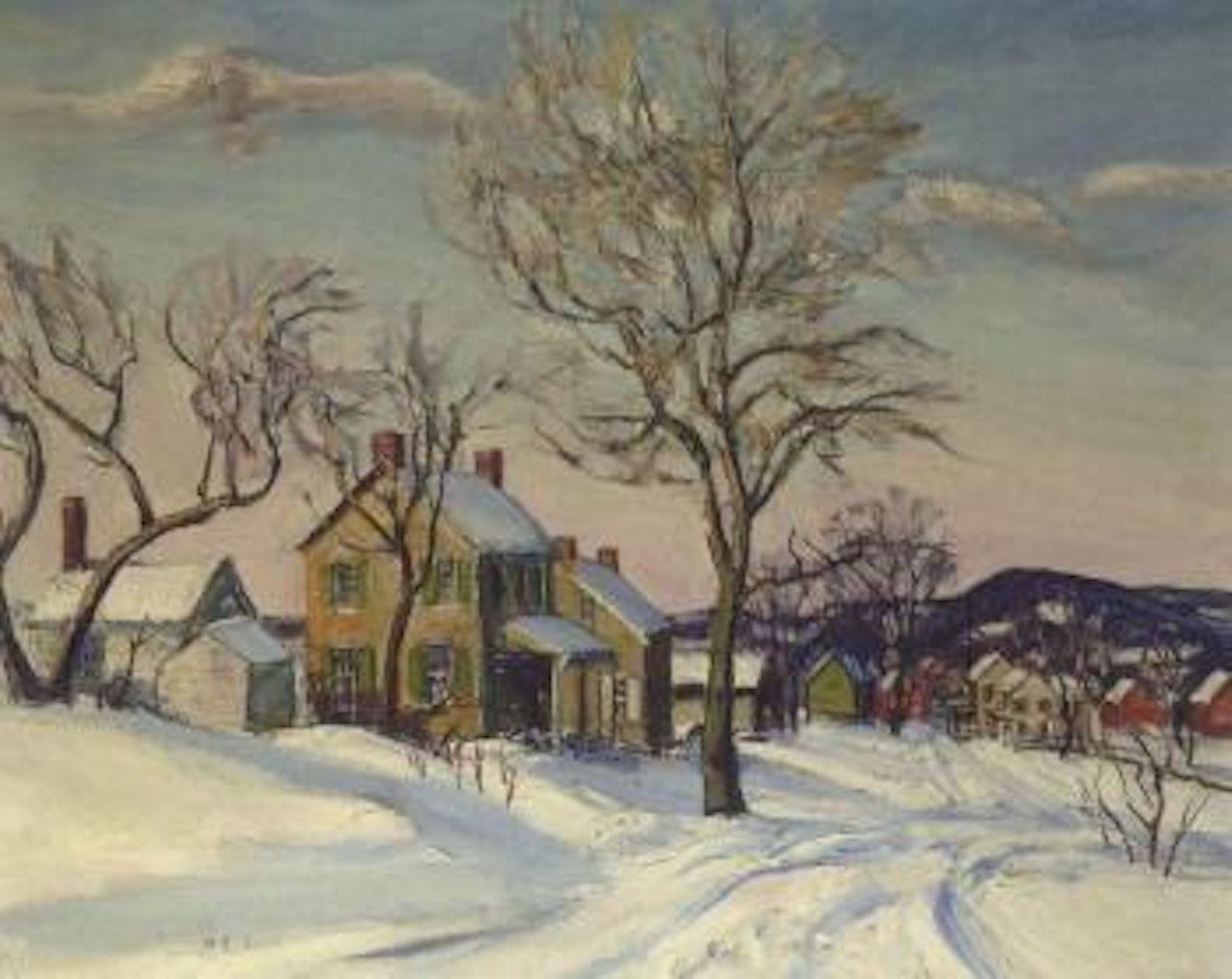 Winter sunlight by Walter Emerson Baum