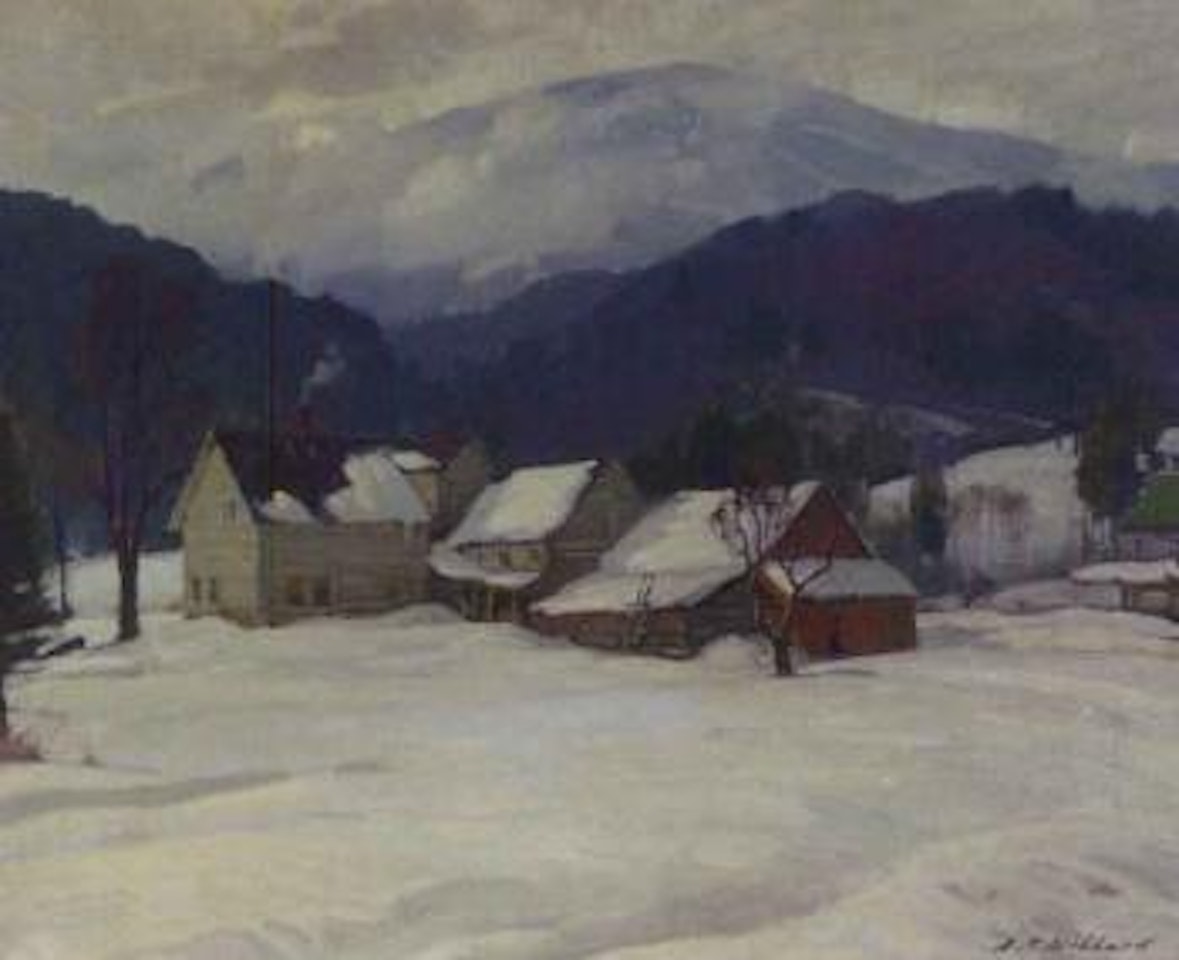Farm in winter by Aldro Thompson Hibbard