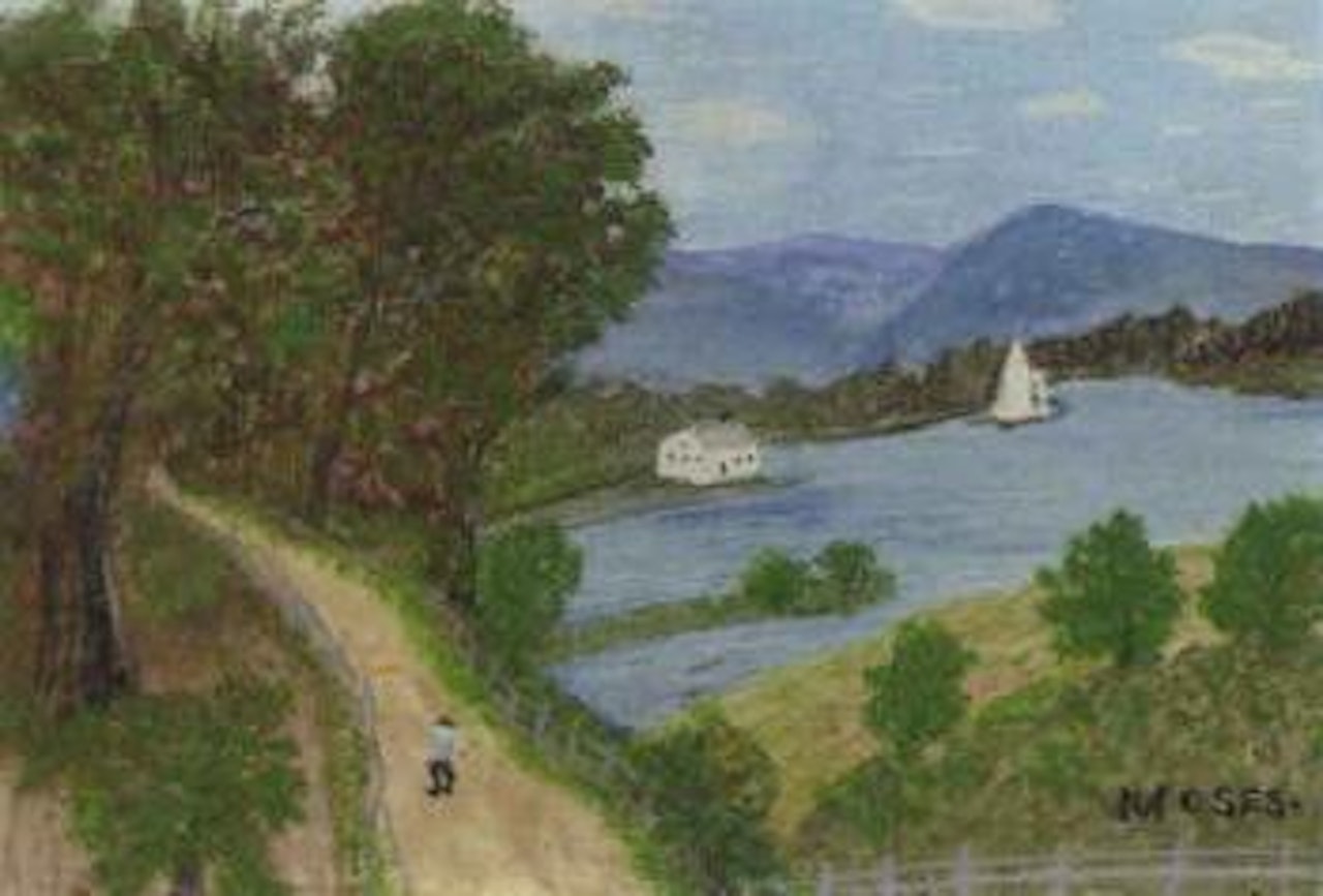 Sailing by Grandma Moses