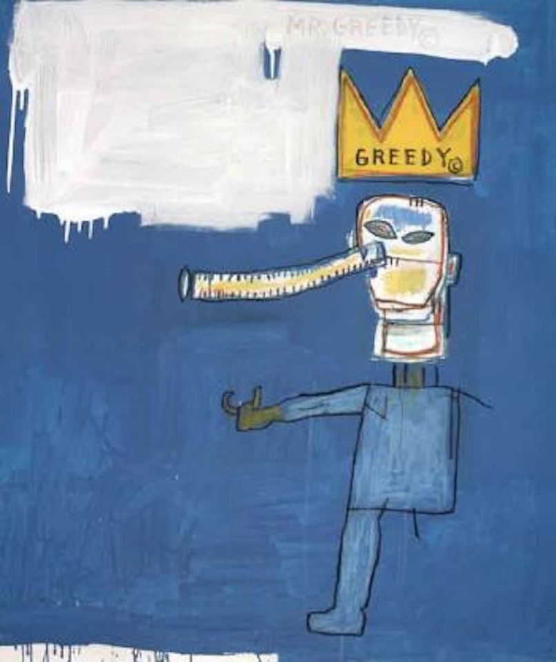 Mr Greedy by Jean-Michel Basquiat