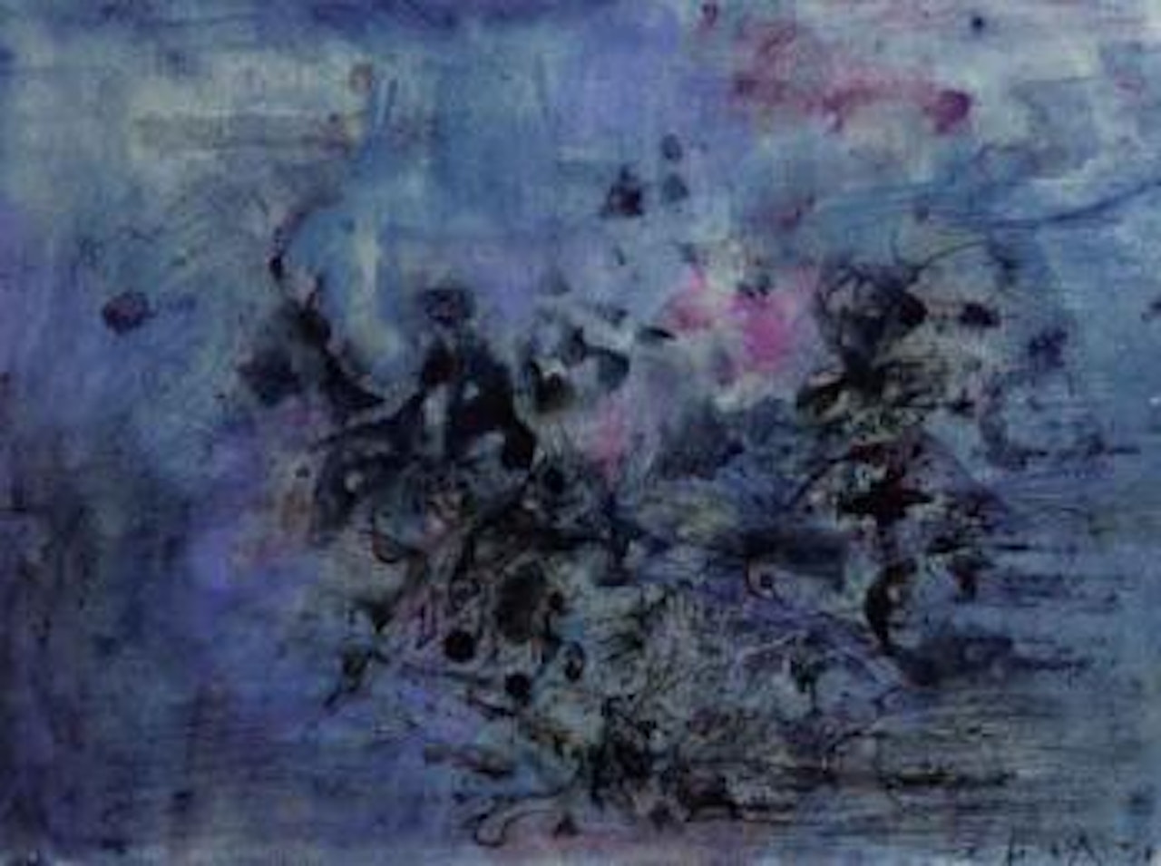 Composition by Zao Wou-Ki