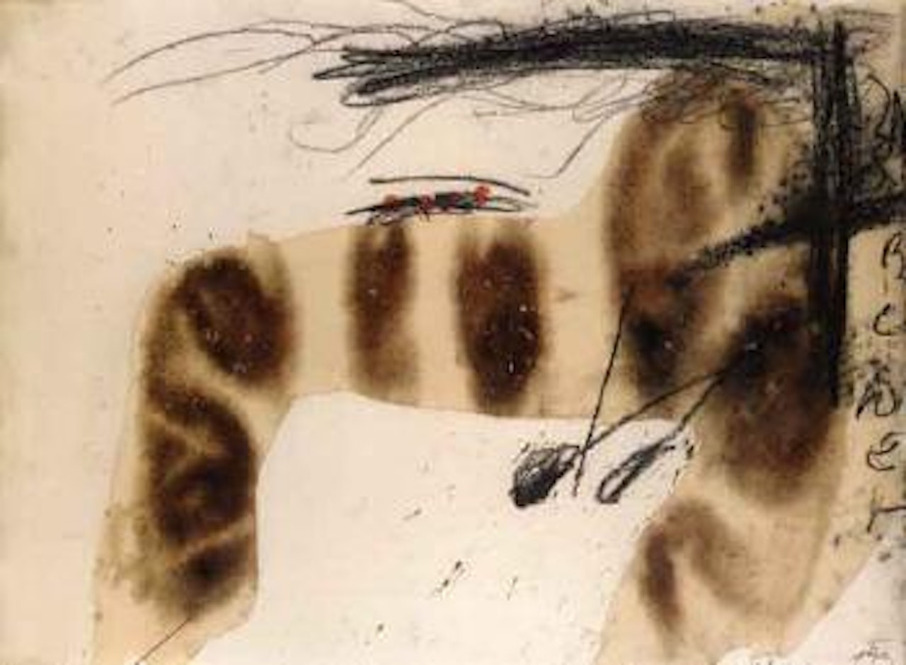 Forma de muslo by Antoni Tapies