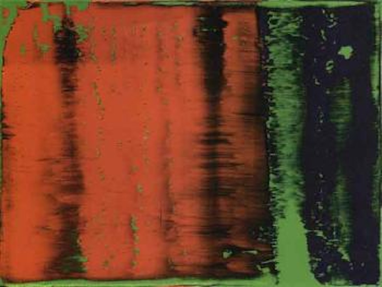 Grun blau rot by Gerhard Richter