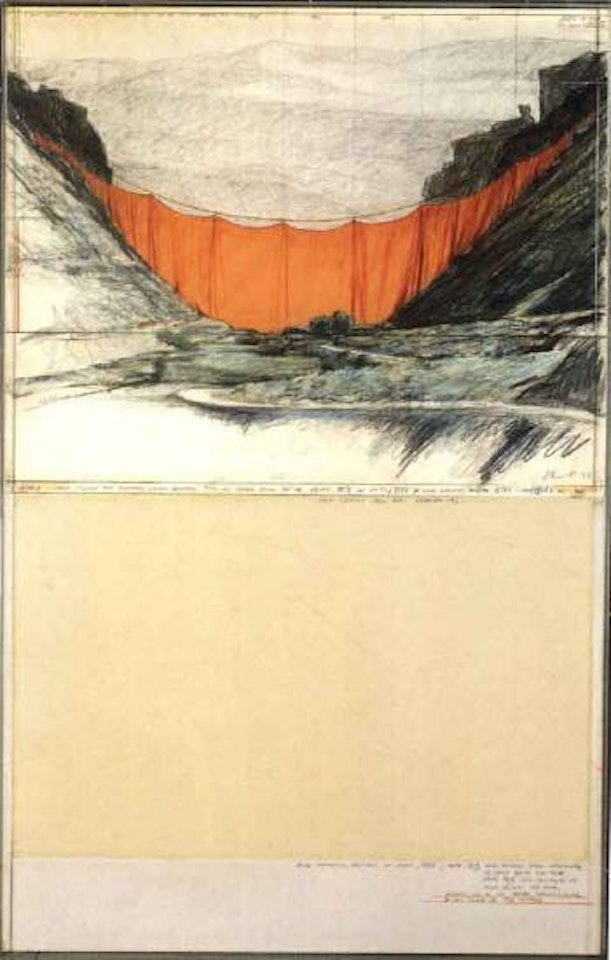 Valley curtain by Christo