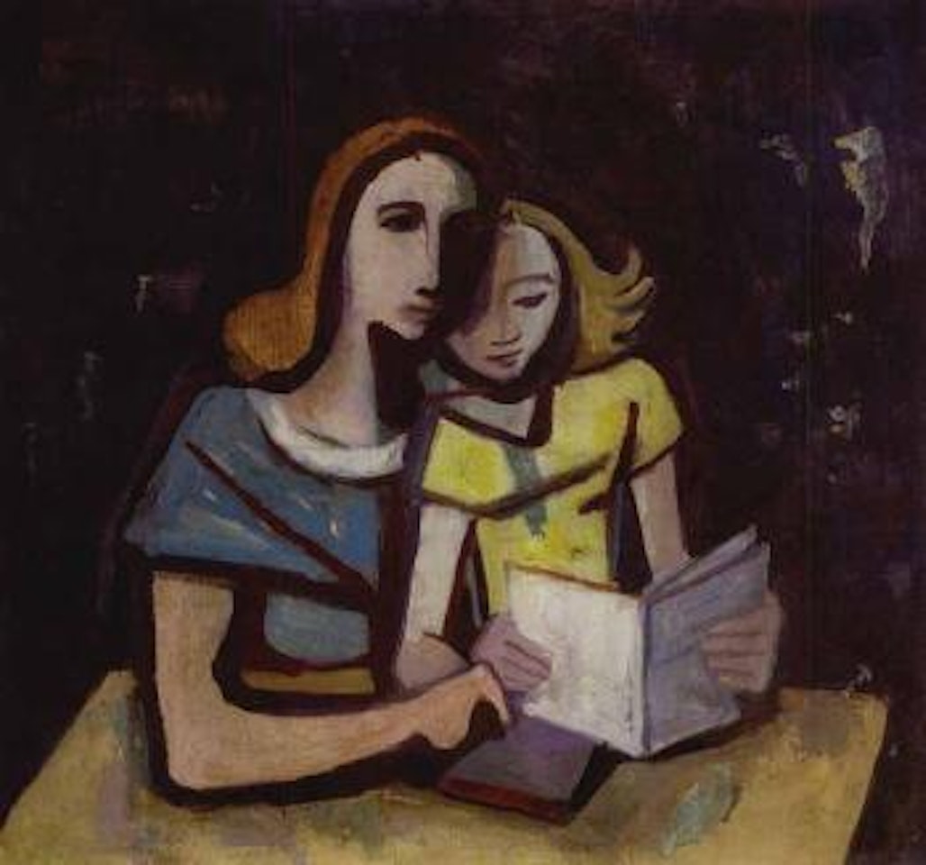 Reading hour by Karl Hofer