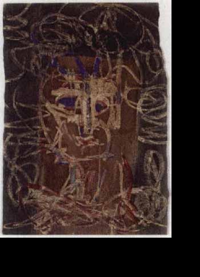 Woman's face by Mark Tobey