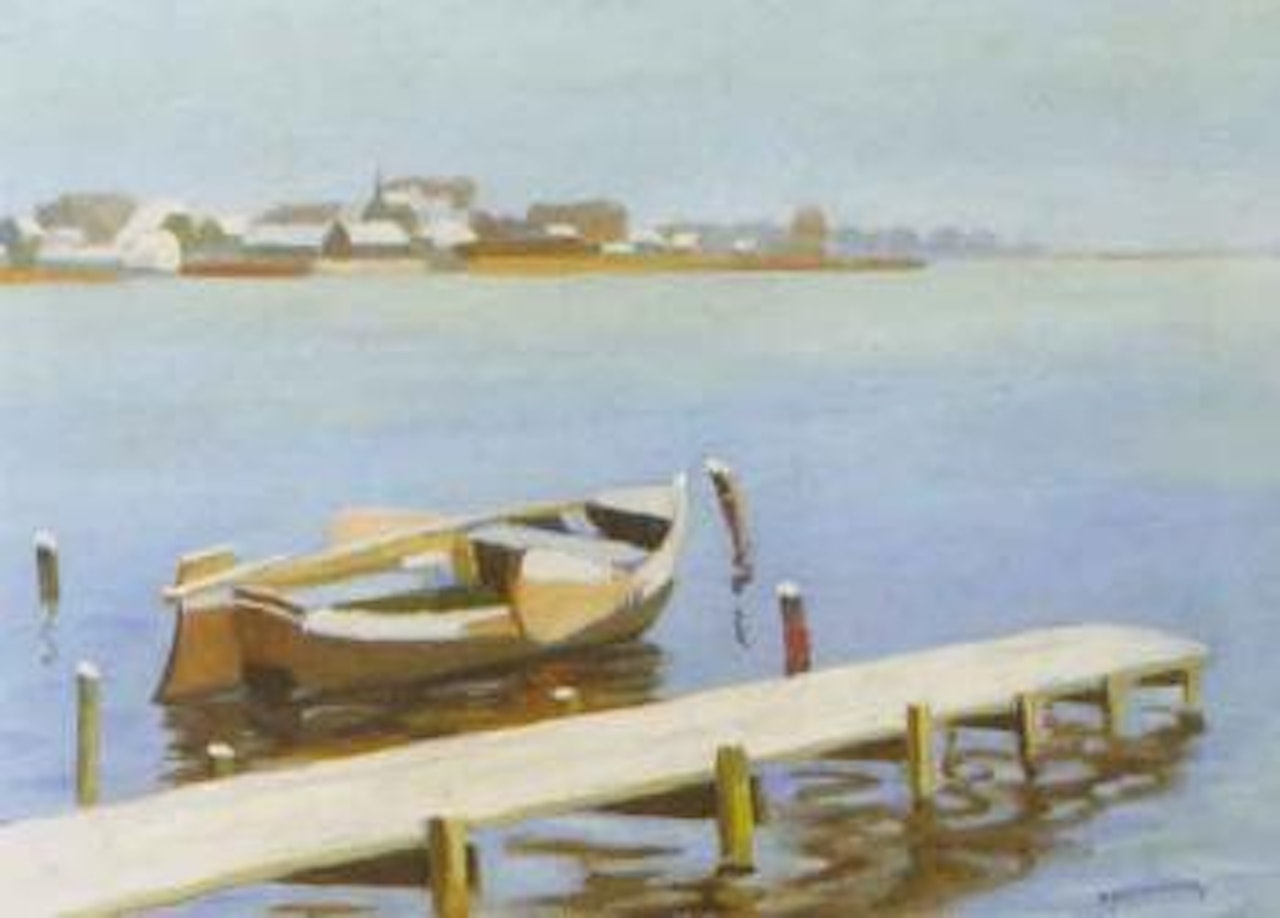 Loosdrecht plassen in winter by Dirk Smoorenberg