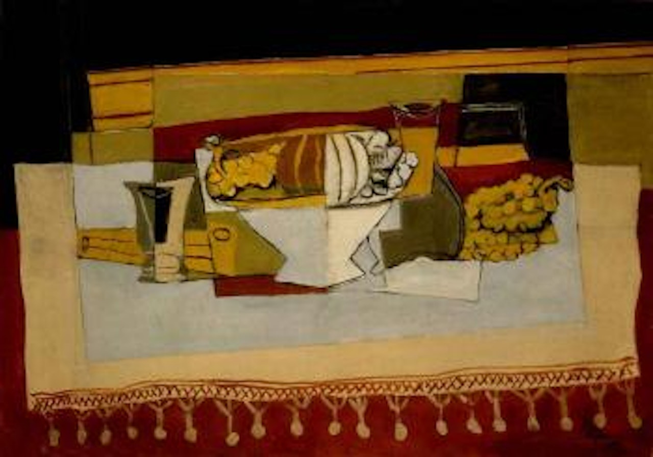 Nature morte aux melons et aux raisins by Henri Hayden