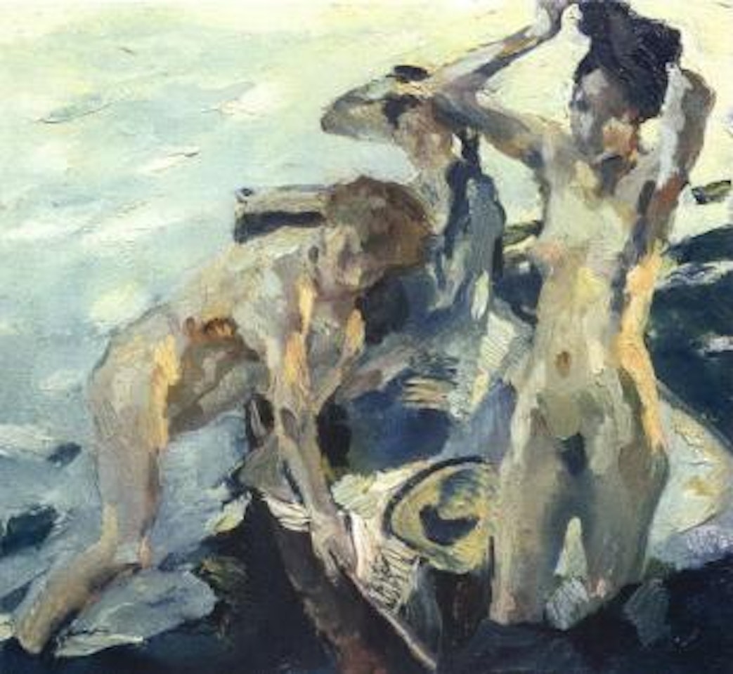 Bathing by Leo Putz
