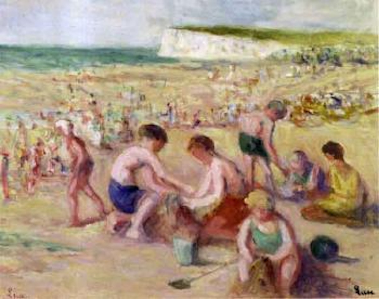 Mers-le-Bains, la plage by Maximilien Luce