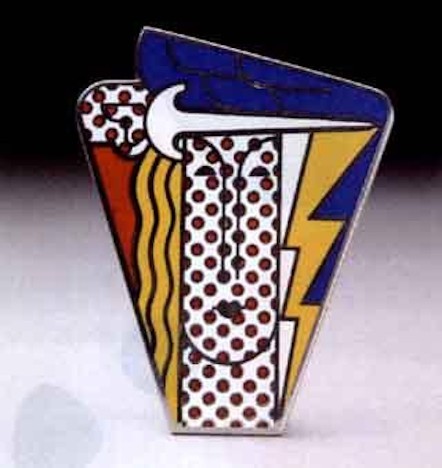 Modern head brooch by Roy Lichtenstein
